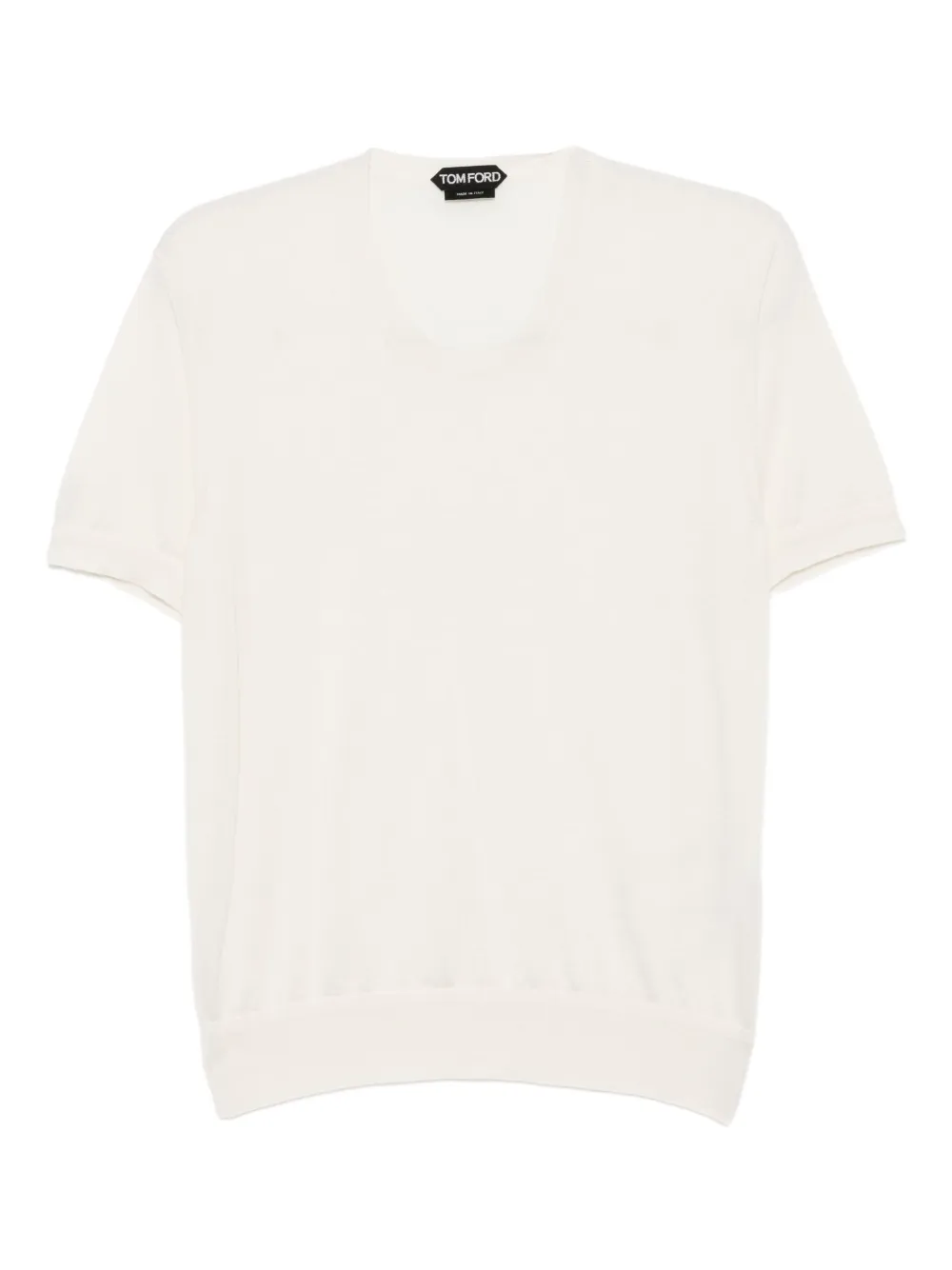 TOM FORD short-sleeve crew-neck T-shirt | Neutrals | Image 1