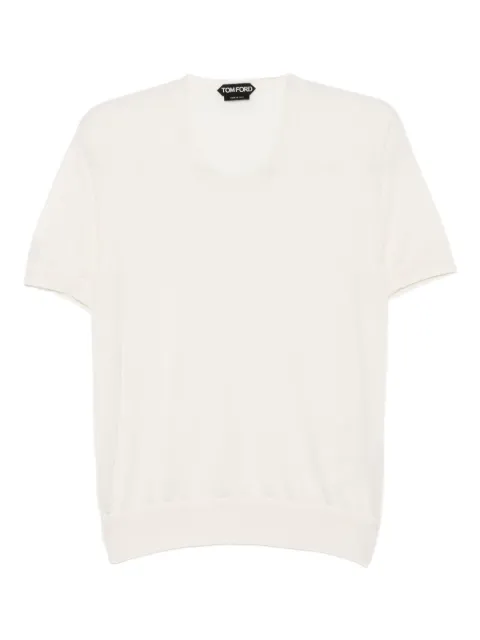 TOM FORD playera manga corta con cuello redondo