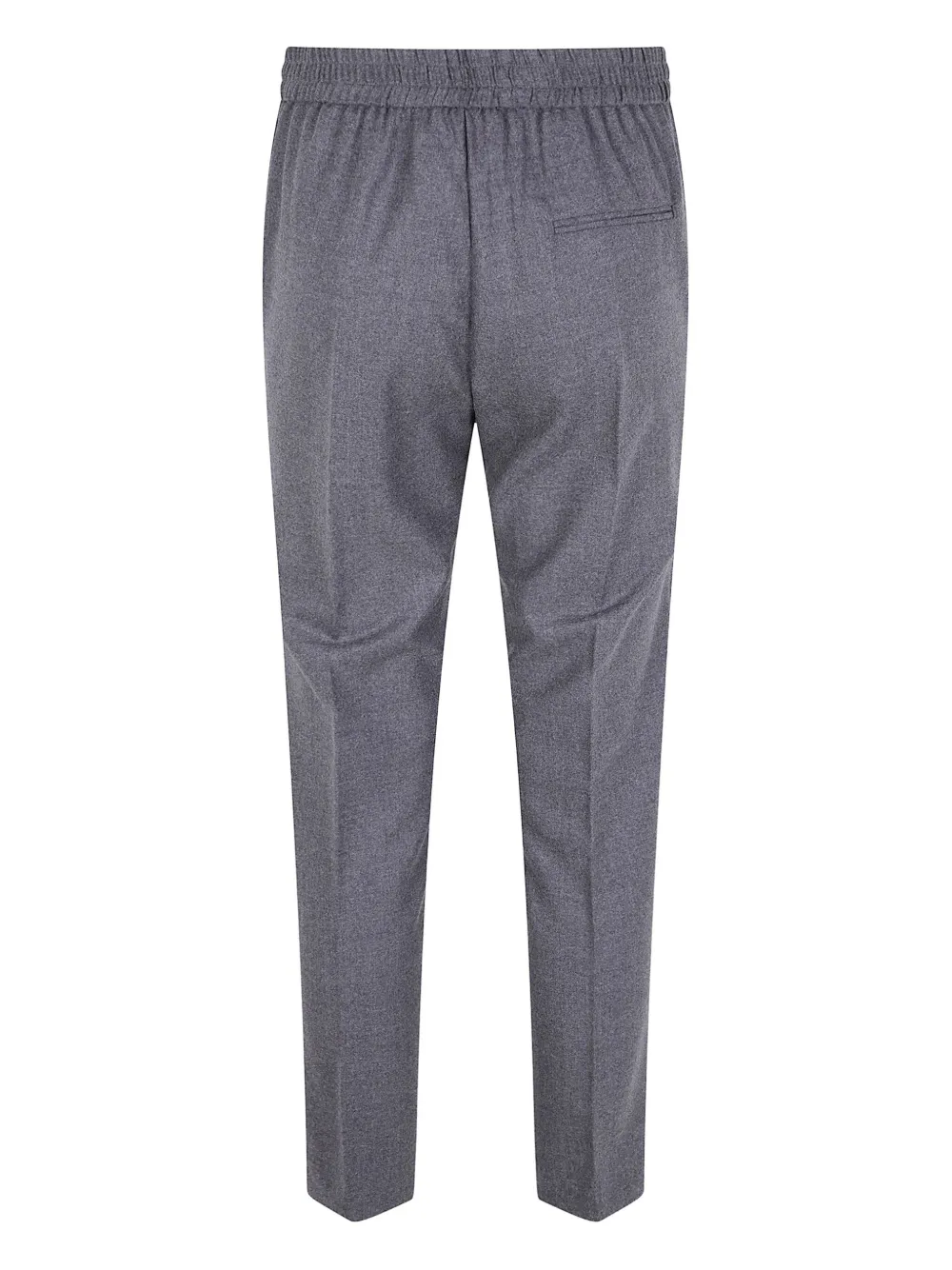 Kiltie elastic-waist trousers - Grijs