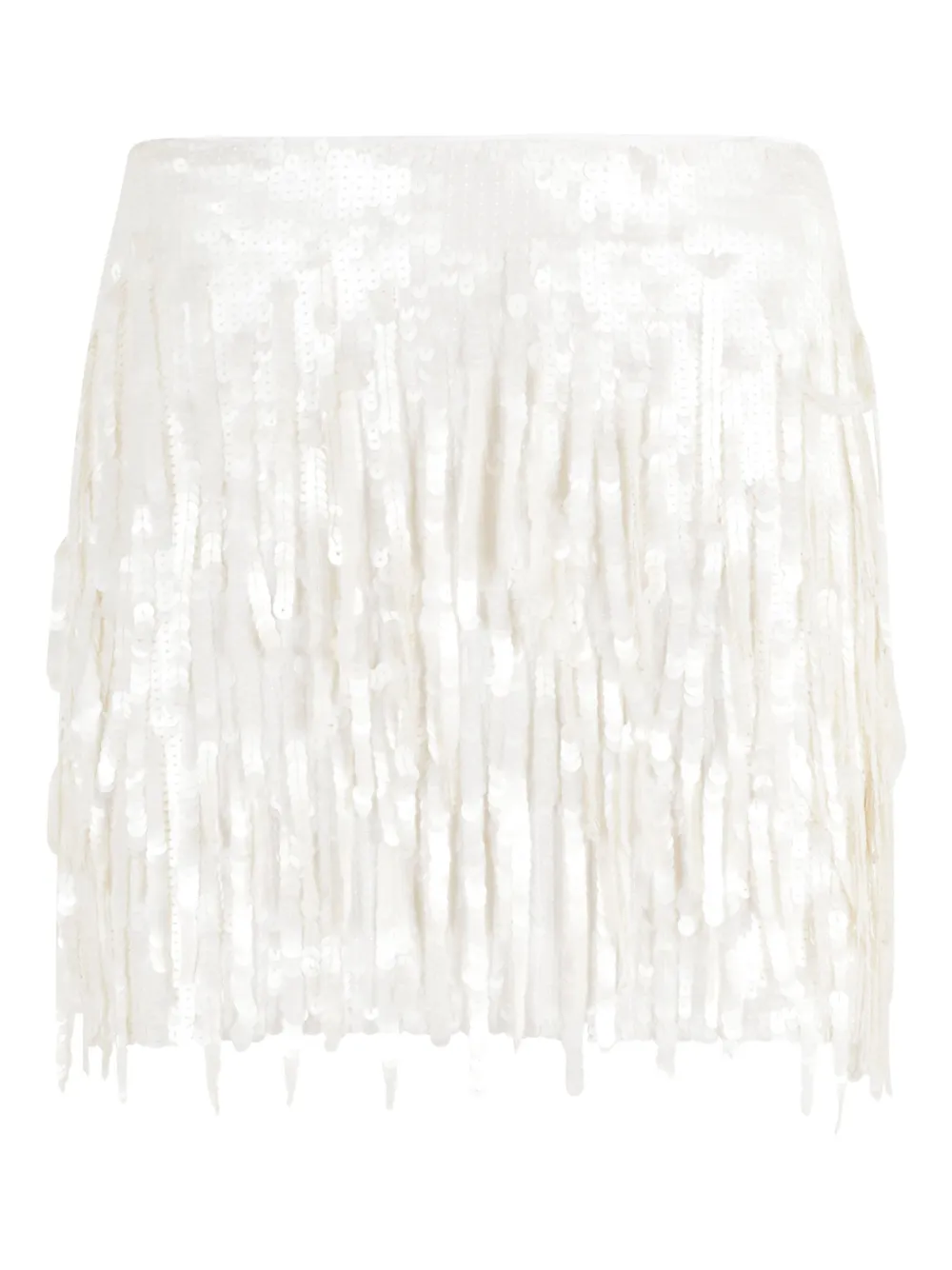 STAUD Supernova fringe skirt | Neutrals | Image 1