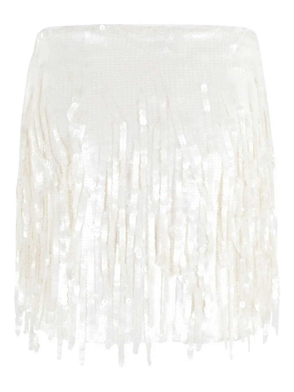 STAUD Supernova fringe skirt - Beige