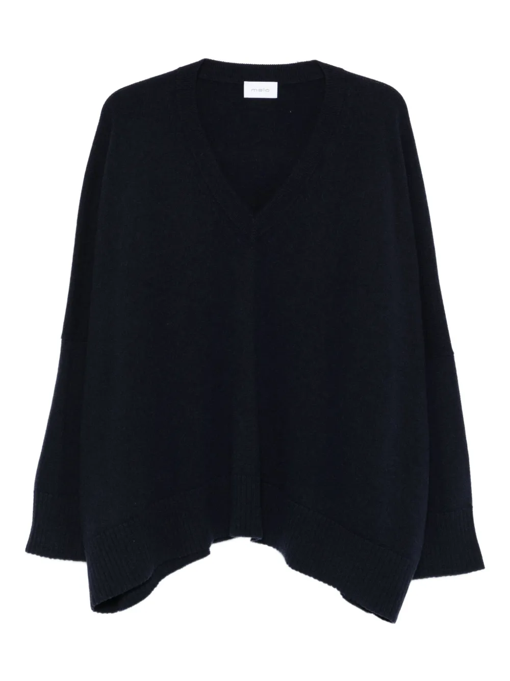 Malo v-neck cashmere sweater | Blue | Image 1