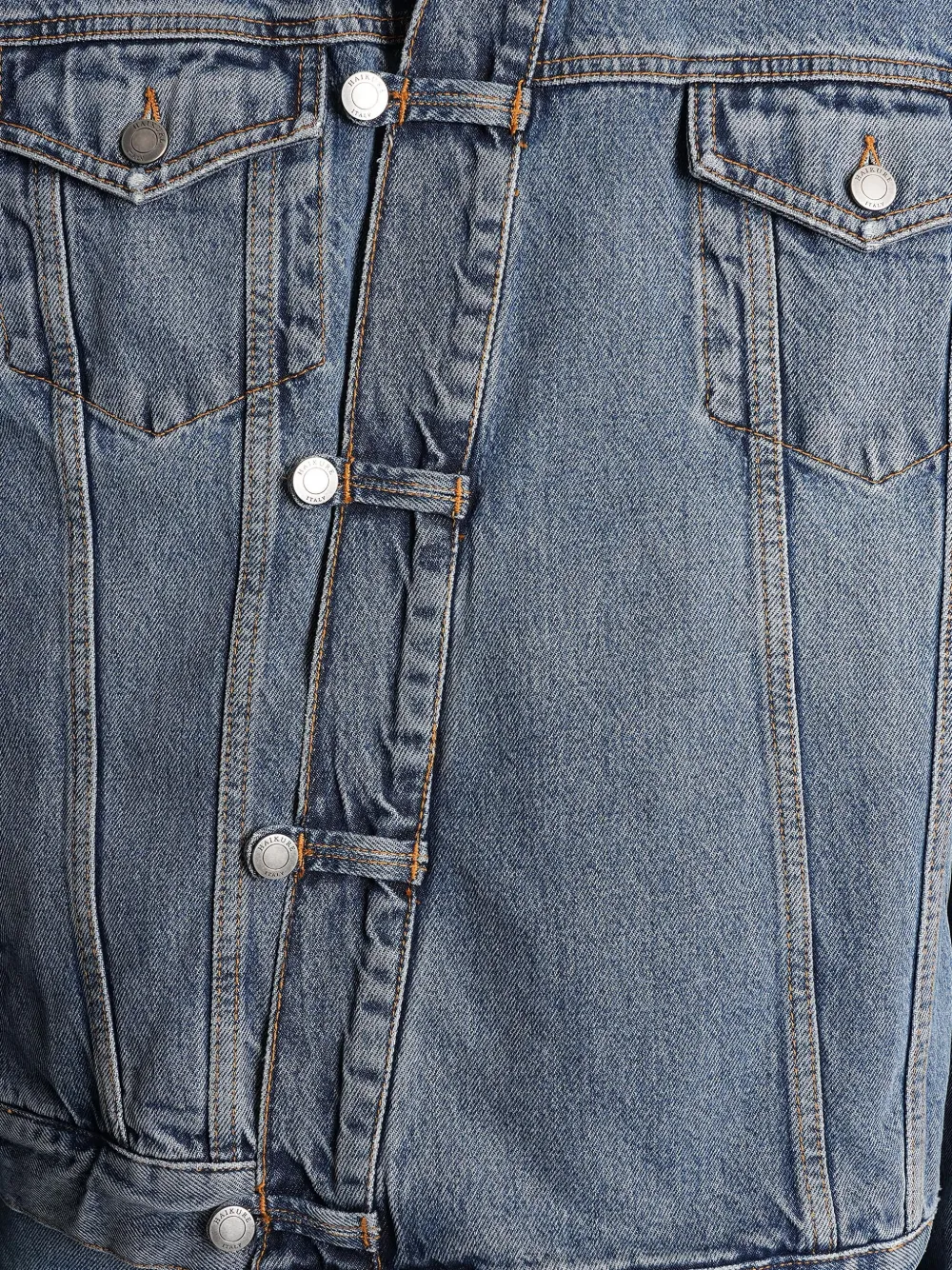 Haikure Jas met knopen Blauw