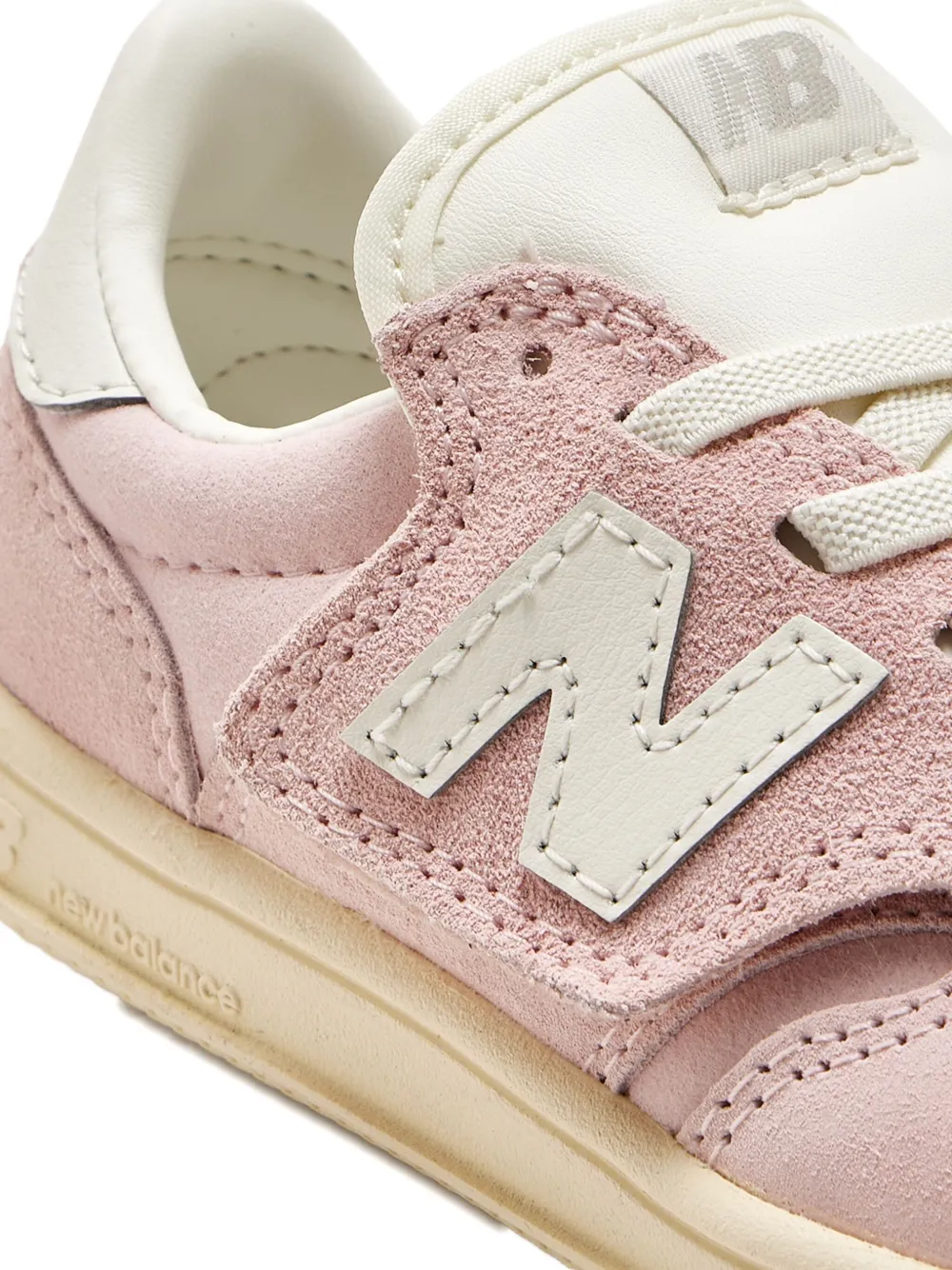 New Balance Kids T500 suede leather sneakers Pink