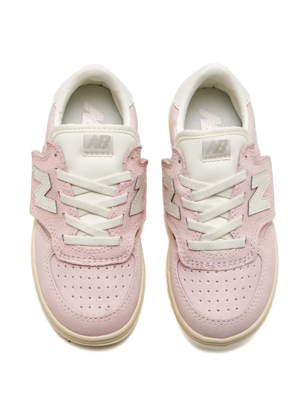 New Balance Kids T500 suede leather sneakers Pink