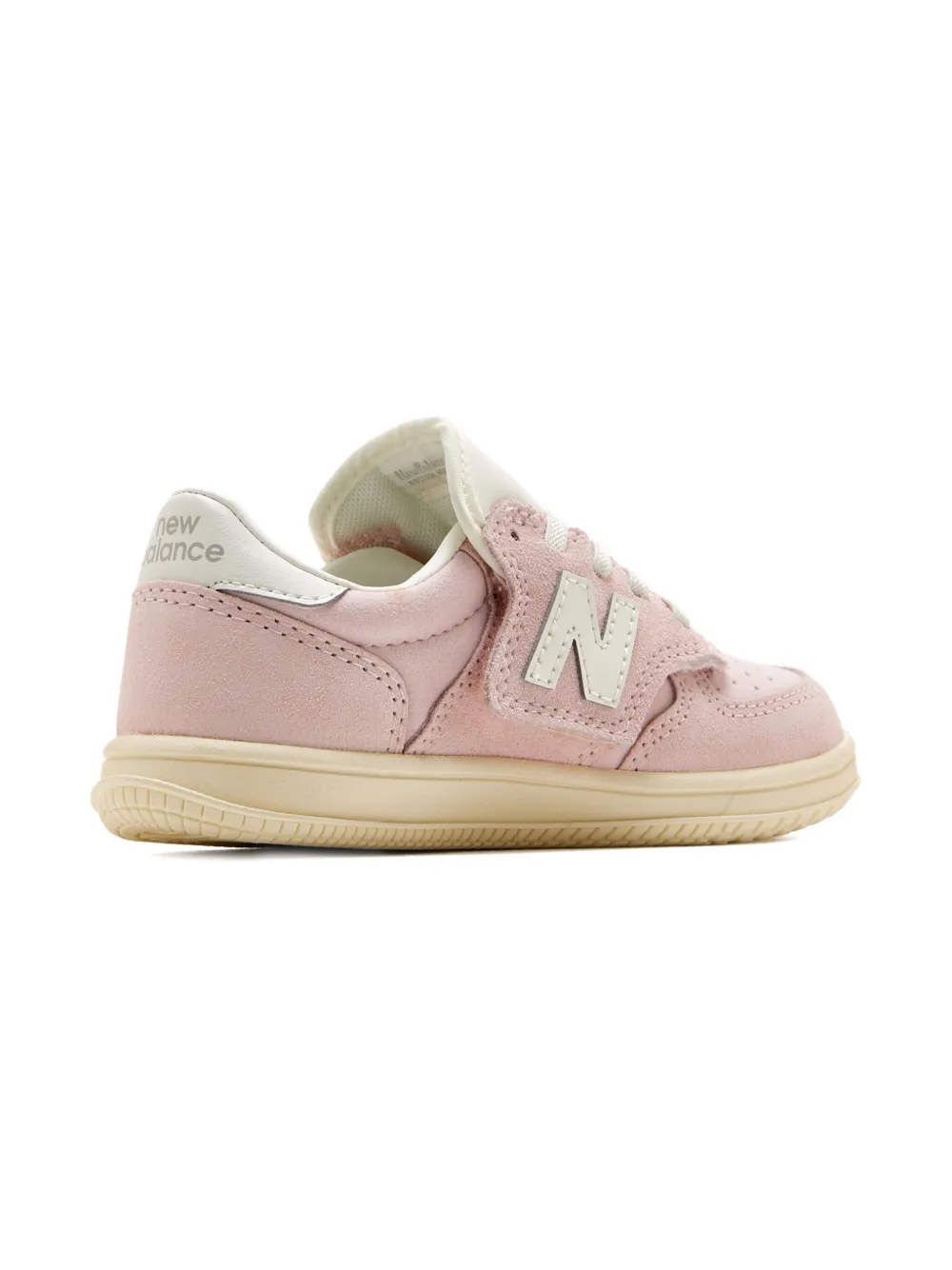 New Balance Kids T500 suede leather sneakers Pink