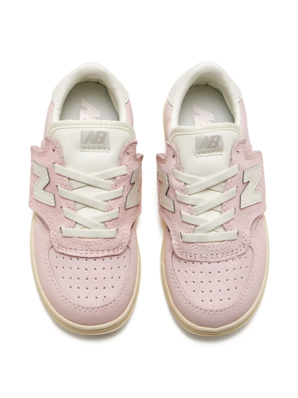New Balance Kids T500 suède leren sneakers Roze