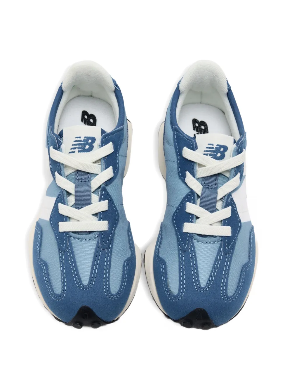 New Balance Kids 327 logo-detail sneakers Blue