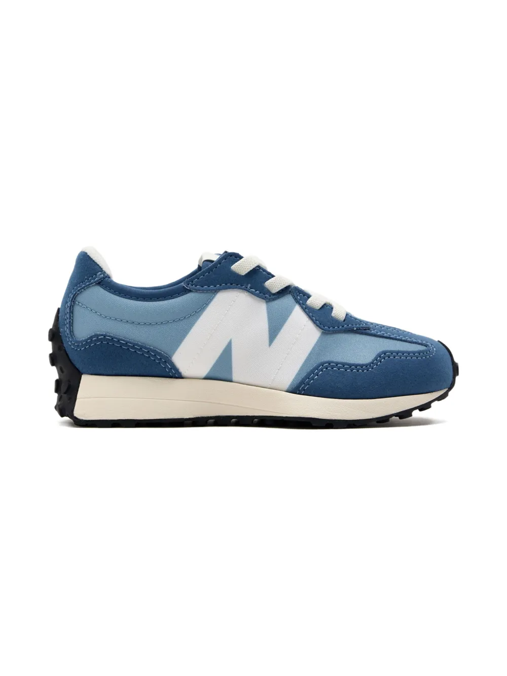 New Balance Kids 327 logo-detail sneakers Blue