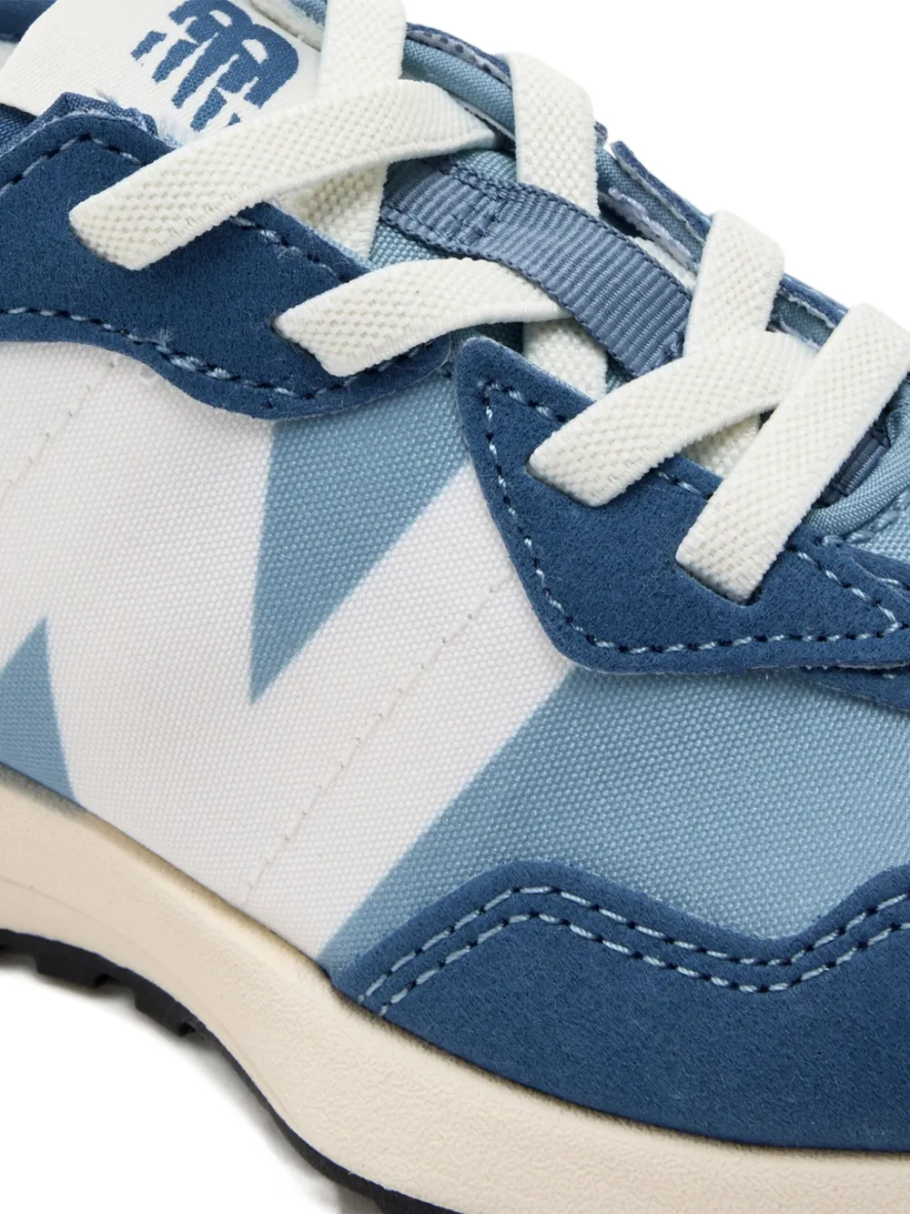New Balance Kids 327 logo-detail sneakers Blue