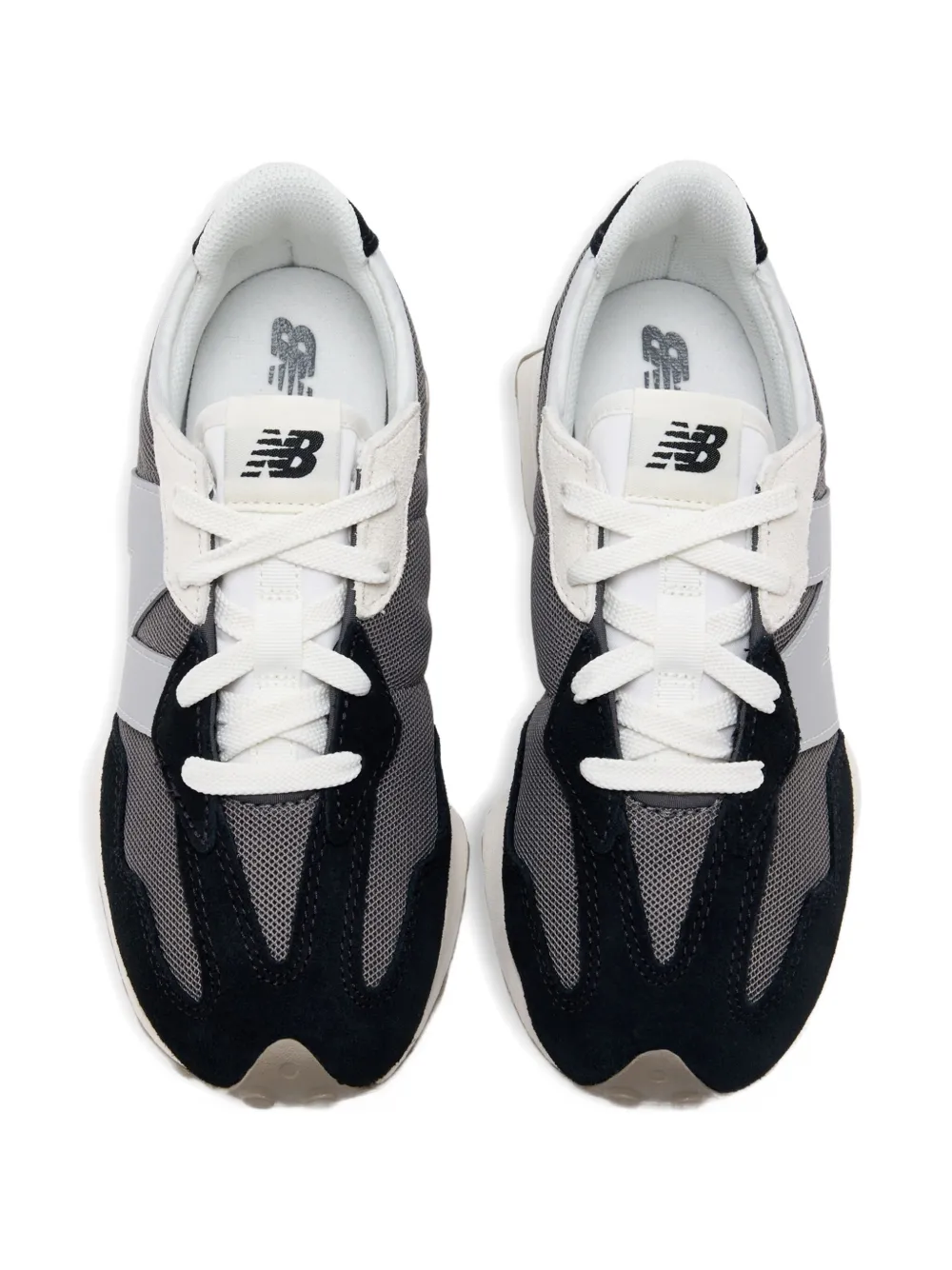 New Balance Kids 327 sneakers met logodetail Zwart