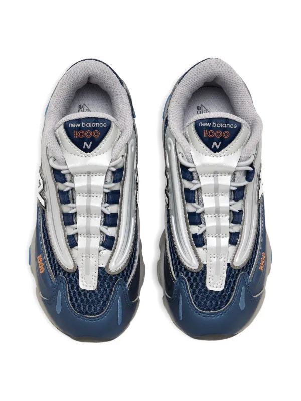 New Balance Kids 1000 スニーカー | ブルー | FARFETCH JP