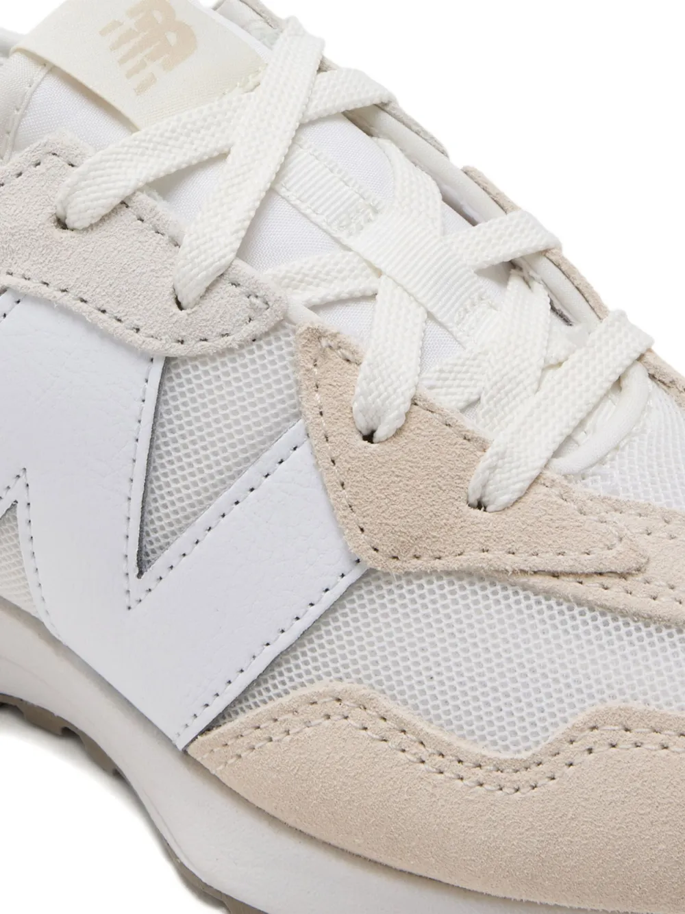 New Balance Kids 327 suede-panel sneakers Neutrals