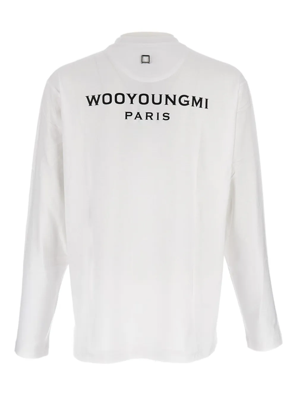 Wooyoungmi logo-patch long-sleeve T-shirt - Wit