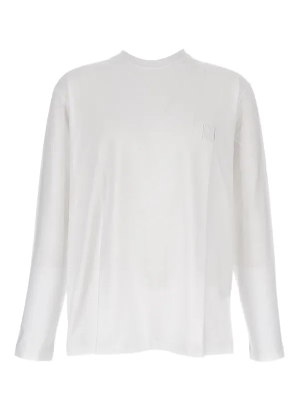 WOOYOUNGMI PARIS　LOGOロンTEE White Back Logo Long Sleeve T-Shirt - WOOYOUNGMI