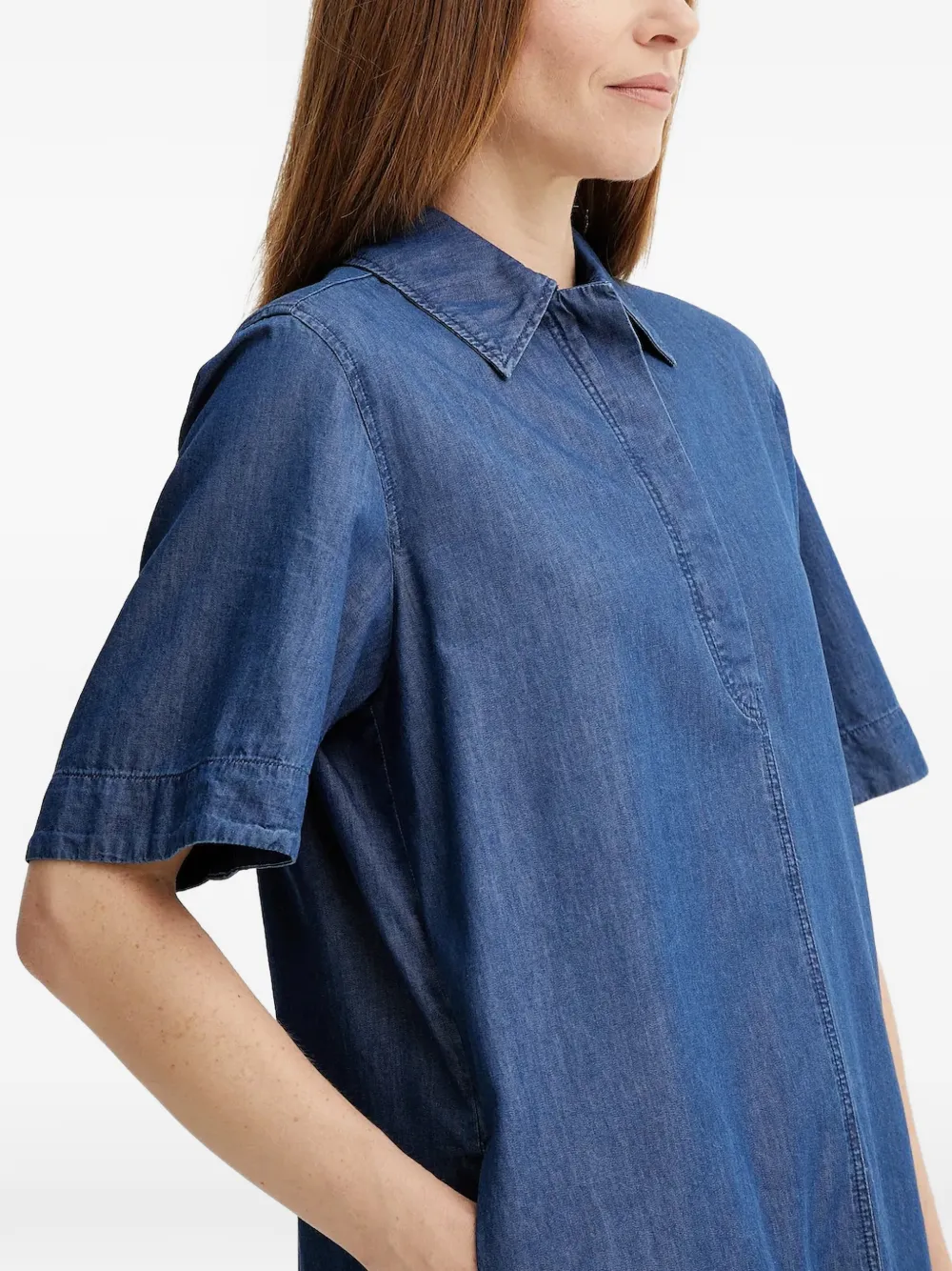 Marc O'Polo Mini-jurk met korte mouwen Blauw