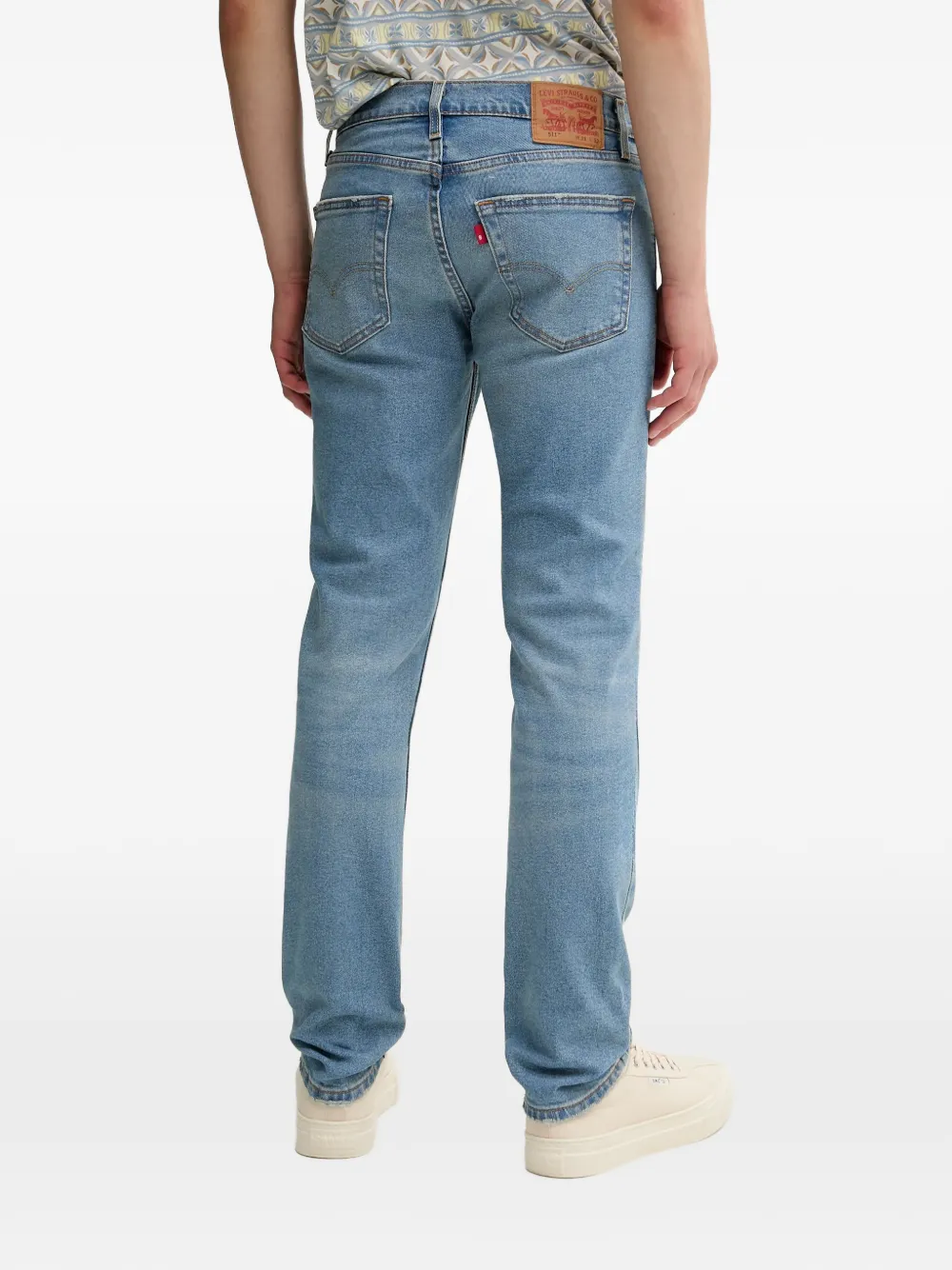 Levi's 511 jeans met riemlussen Blauw