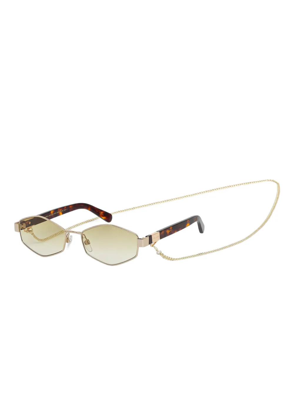Marc Jacobs Eyewear 496 zonnebril met geometrisch montuur - Bruin