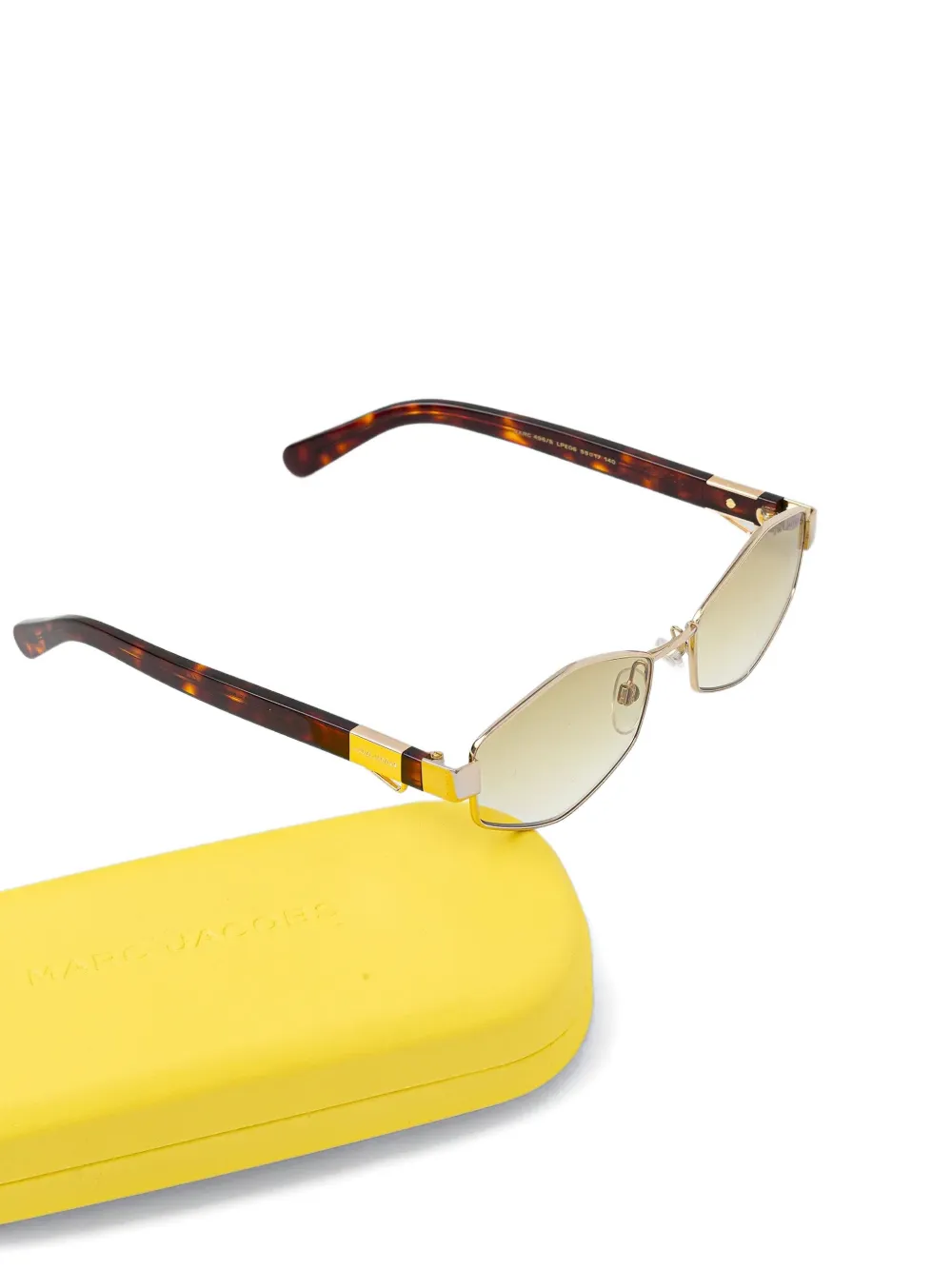 Marc Jacobs Eyewear 496 zonnebril met geometrisch montuur Bruin