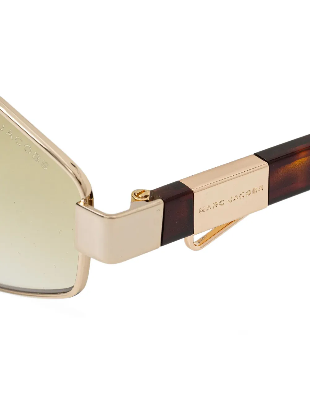 Marc Jacobs Eyewear 496 zonnebril met geometrisch montuur Bruin