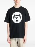 A BATHING APE® Stencil Circle Ape-face T-shirt - Black