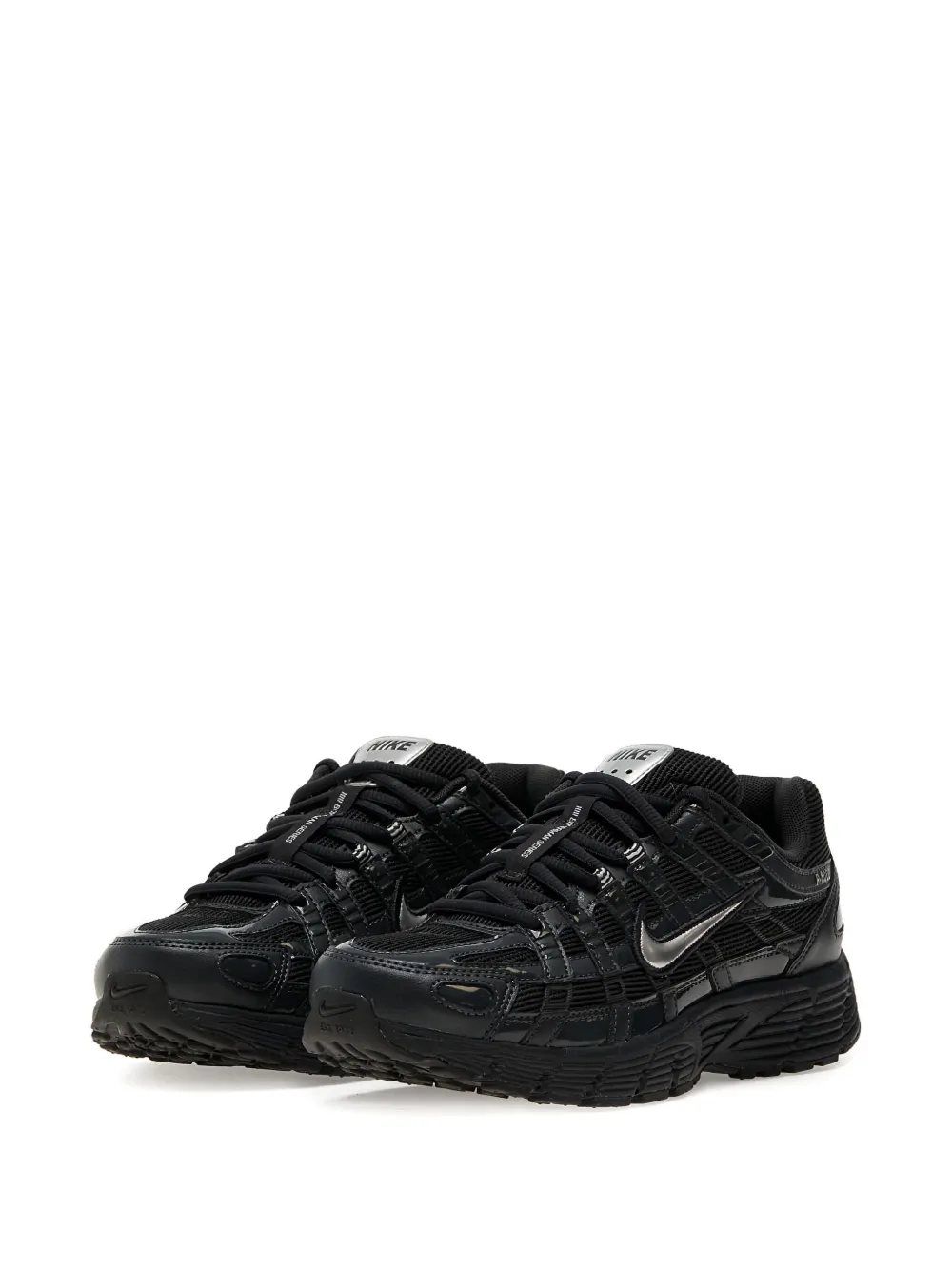 Nike P-6000 patent-strap sneakers Black