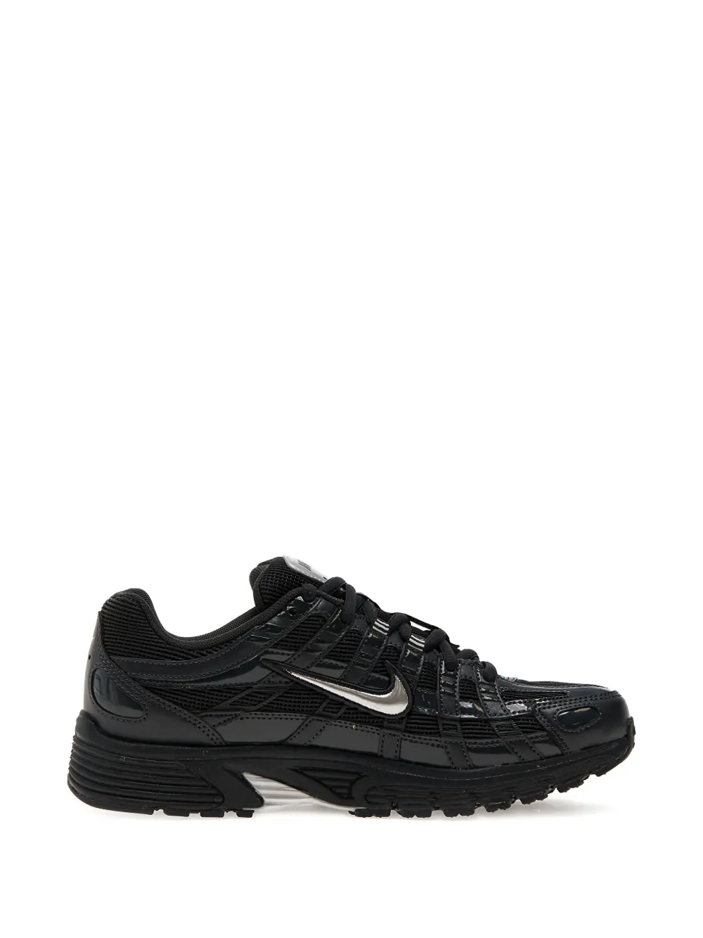 Nike P-6000 patent-strap sneakers Black