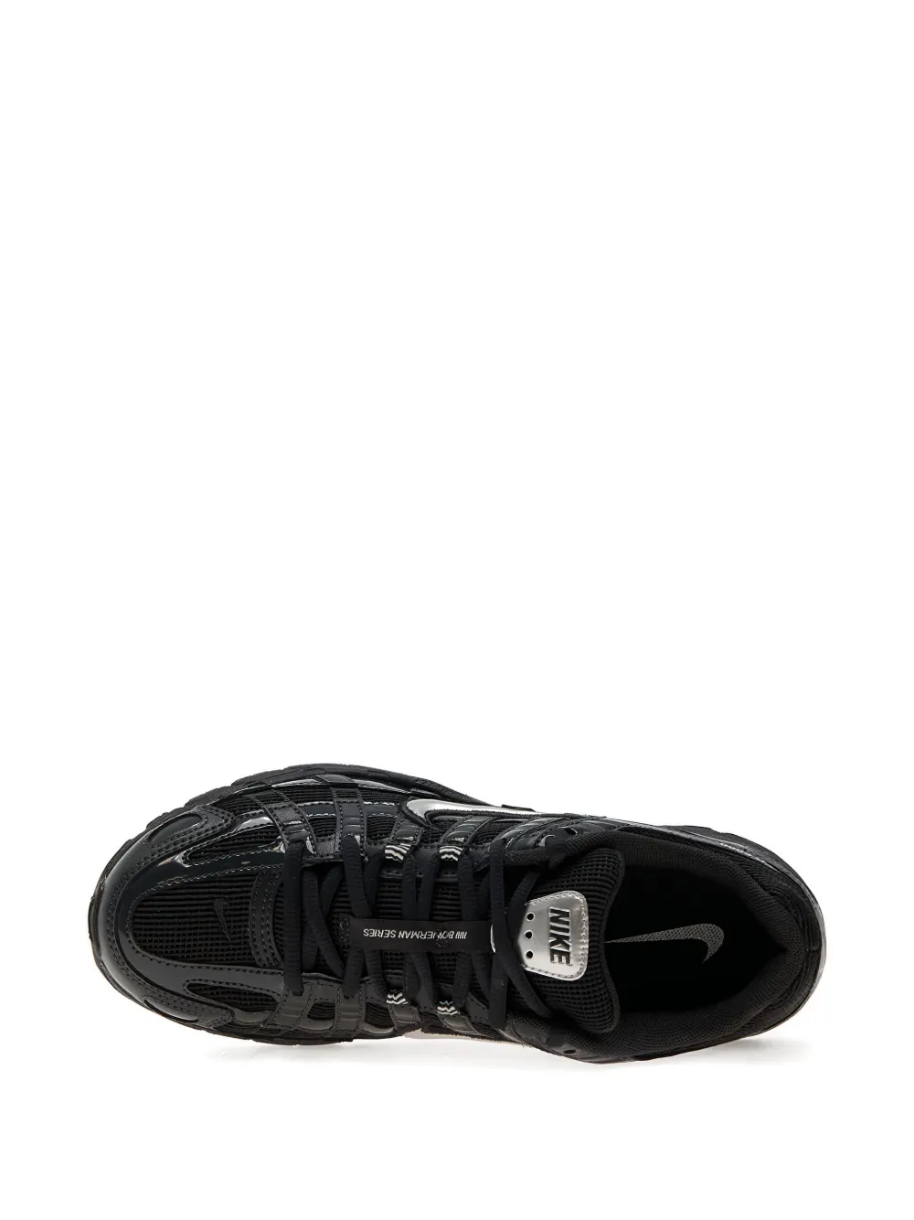 Nike P-6000 patent-strap sneakers Black