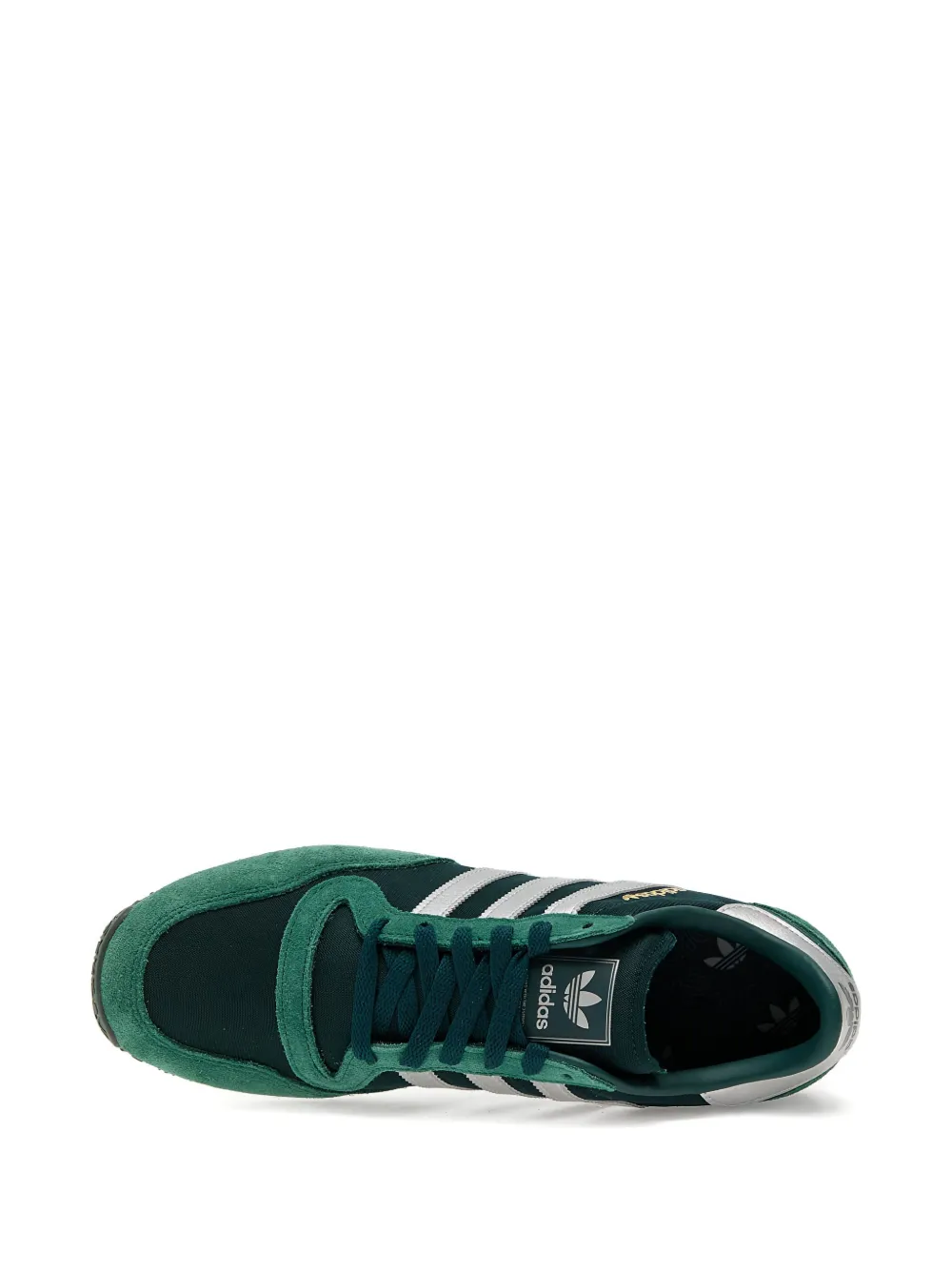 adidas Galaxy OG three-stripe suede sneakers Green