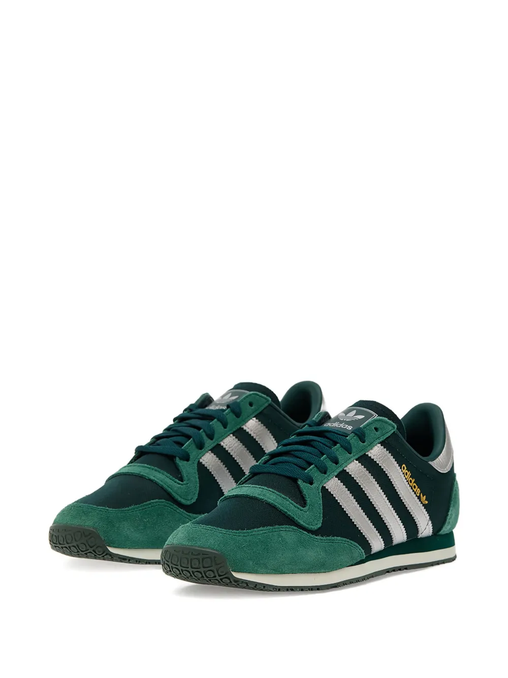 adidas Galaxy OG three-stripe suede sneakers Green