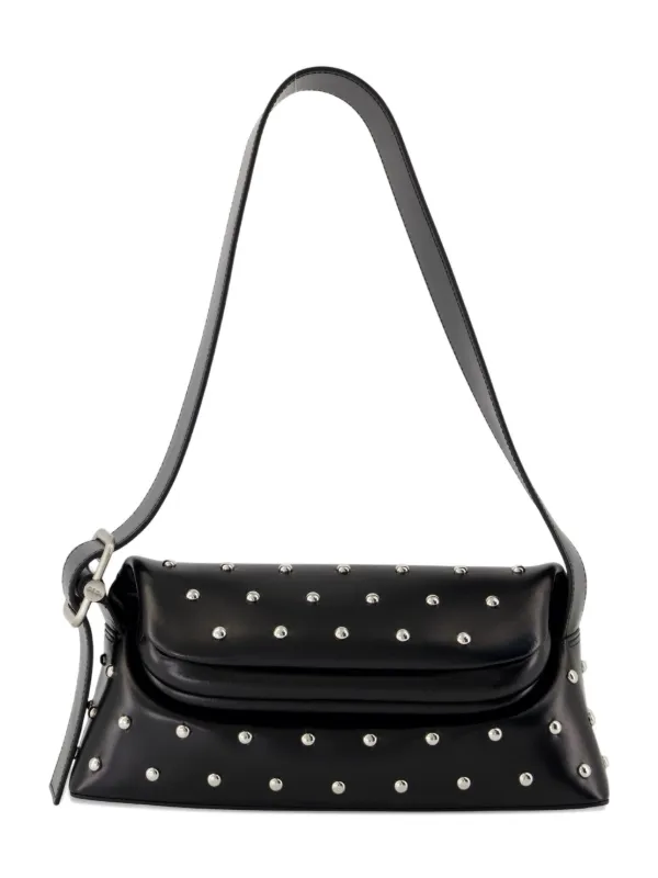 Osoi Folder Brot stud-embellished Shoulder Bag | Black