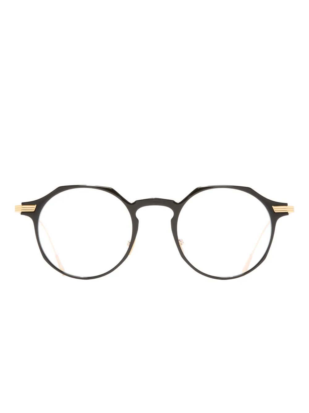 Cutler And Gross Round-frame Glasses In Black