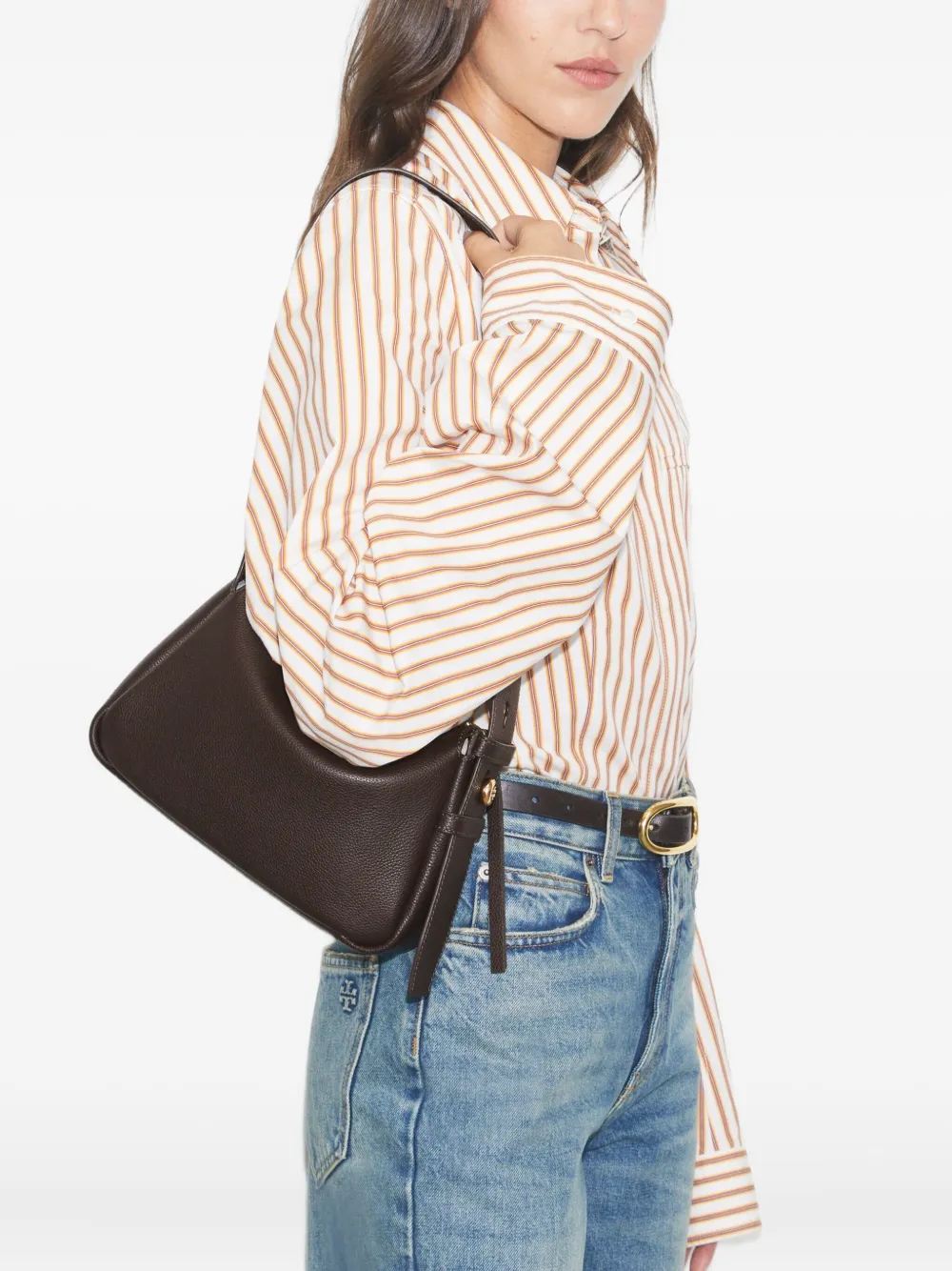 Tory Burch Kleine Romy schoudertas - Bruin