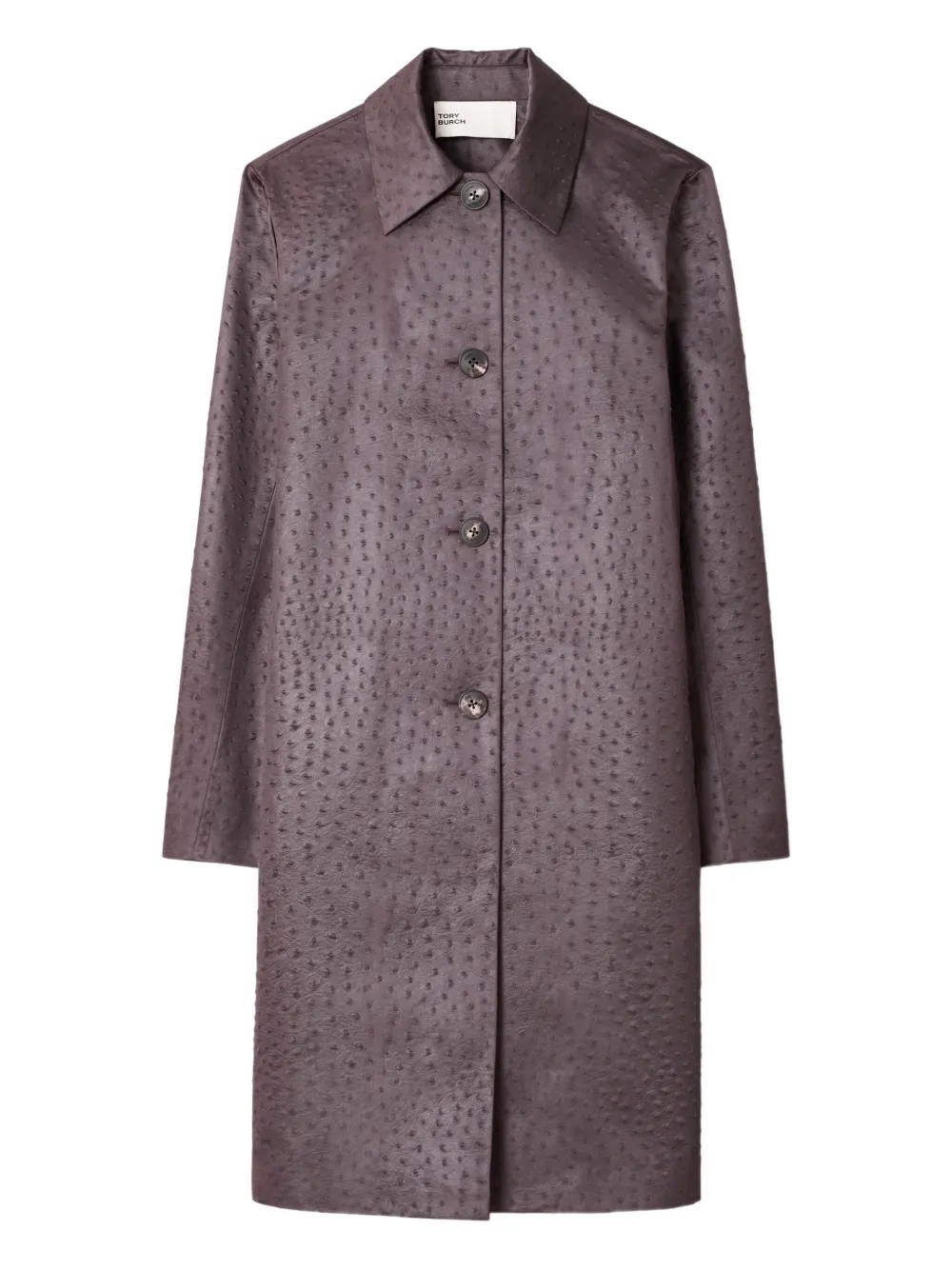 Tory Burch Jas met textuur Paars