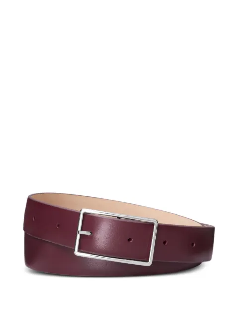 Tory Burch logo-plaque leather belt