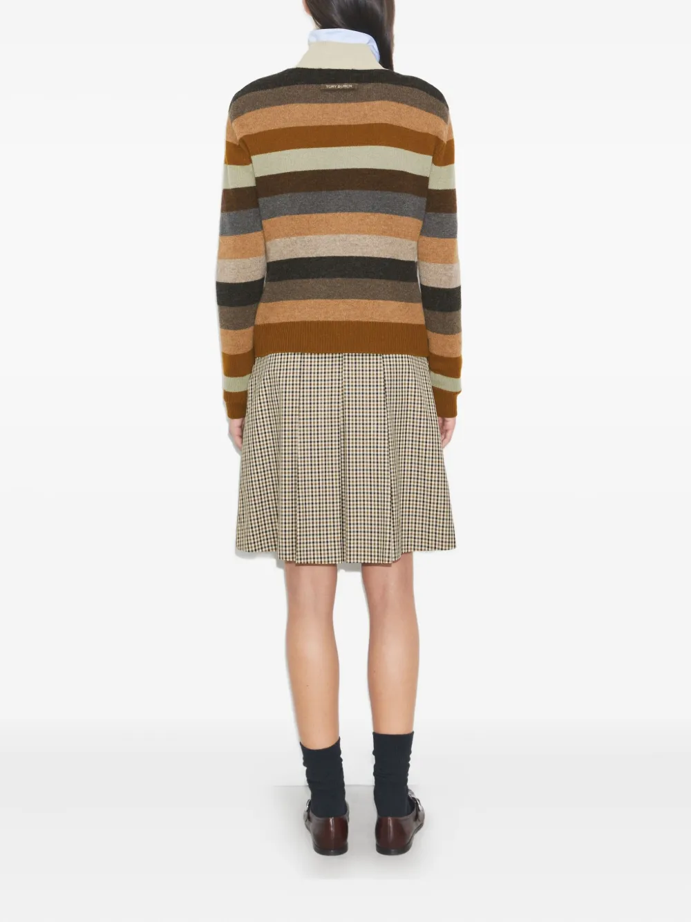 Tory Burch Wollen coltrui Bruin
