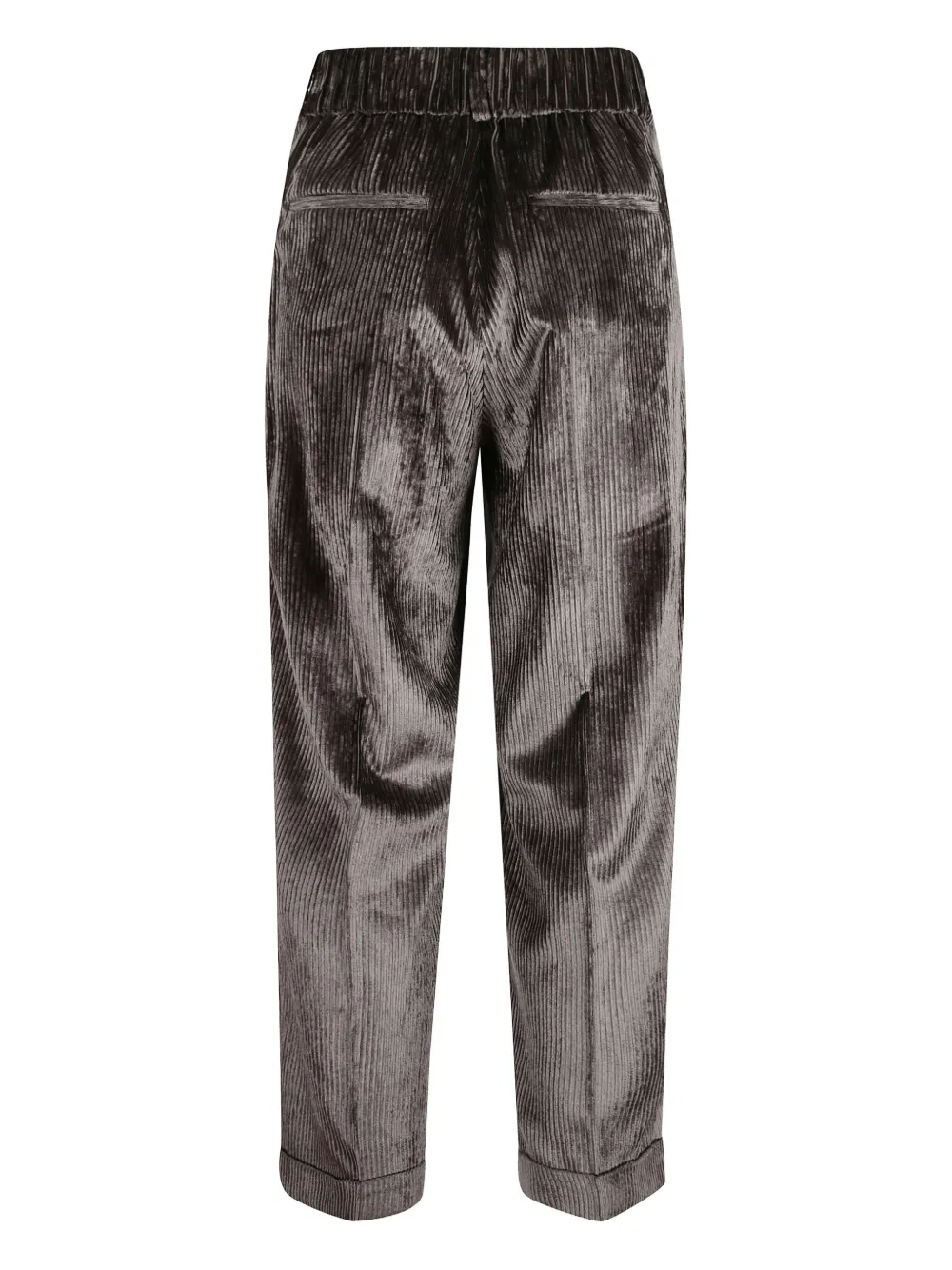 Peserico Ribfluwelen broek - Grijs