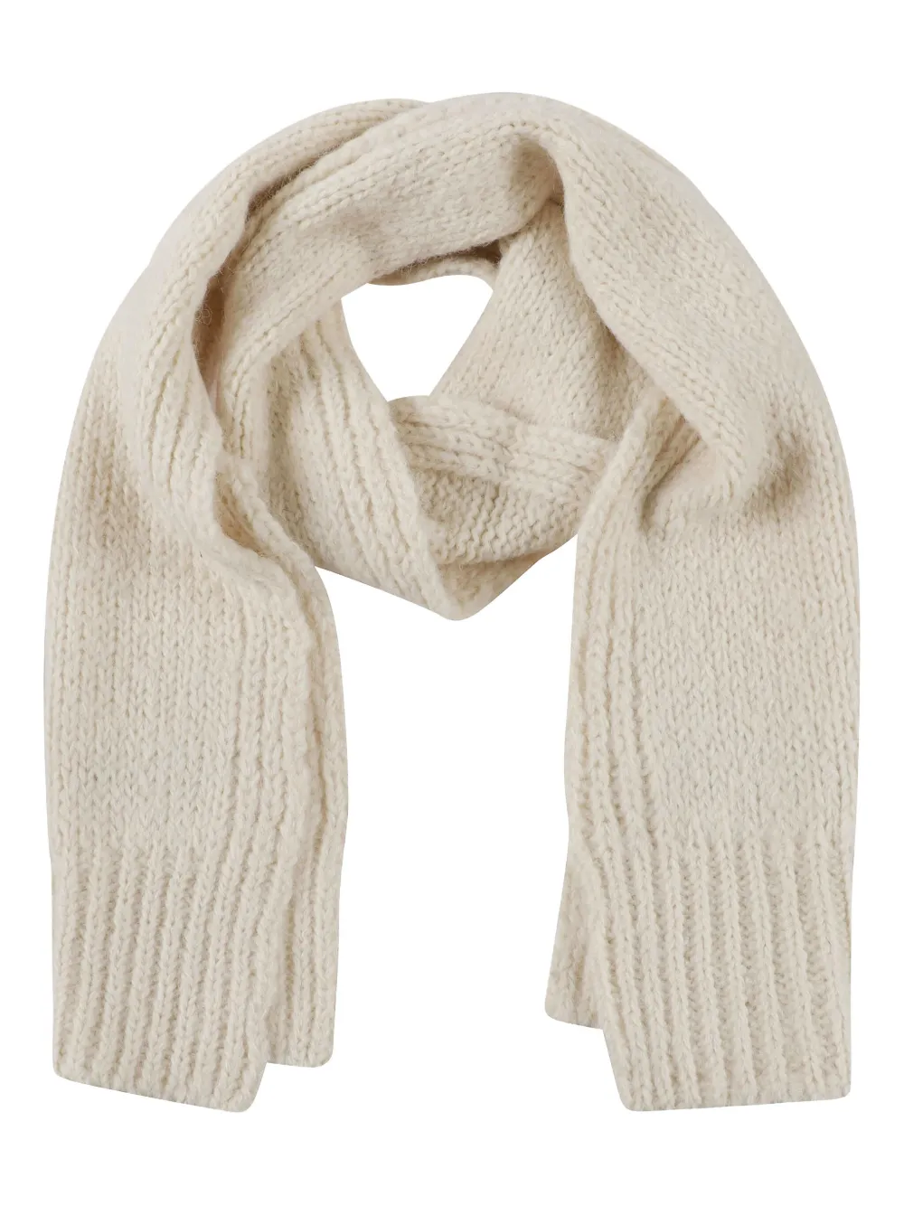 Jil Sander knitted scarf | Neutrals | Image 1