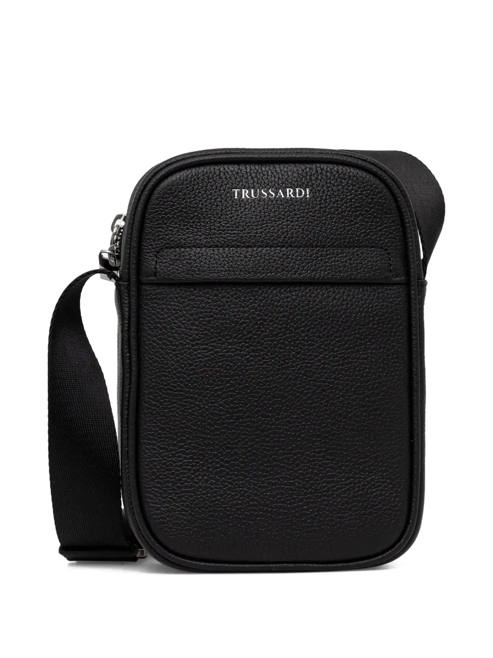 Trussardi Leren messengertas Zwart