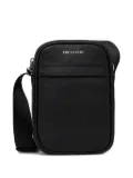 Trussardi pebbled-leather messenger bag - Black
