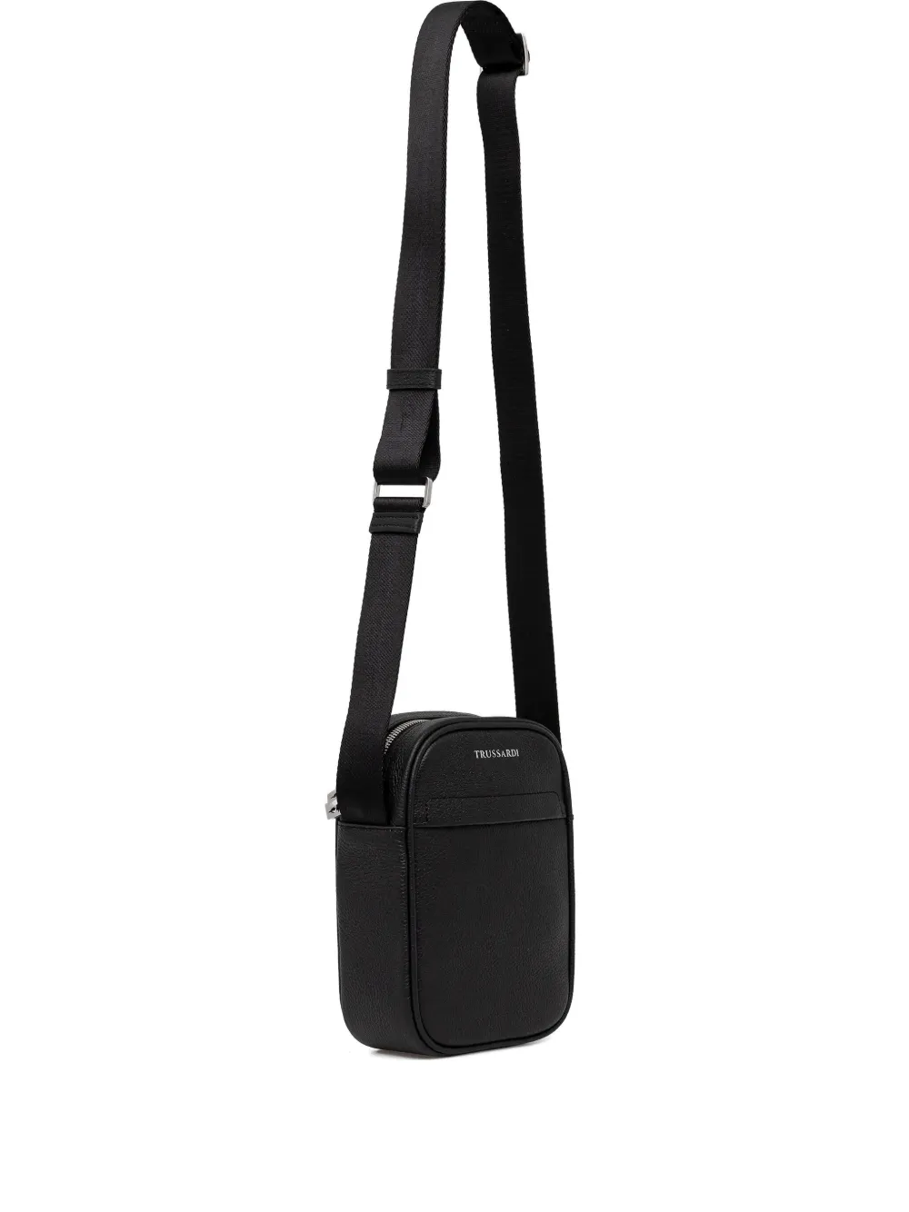 Trussardi Leren messengertas - Zwart