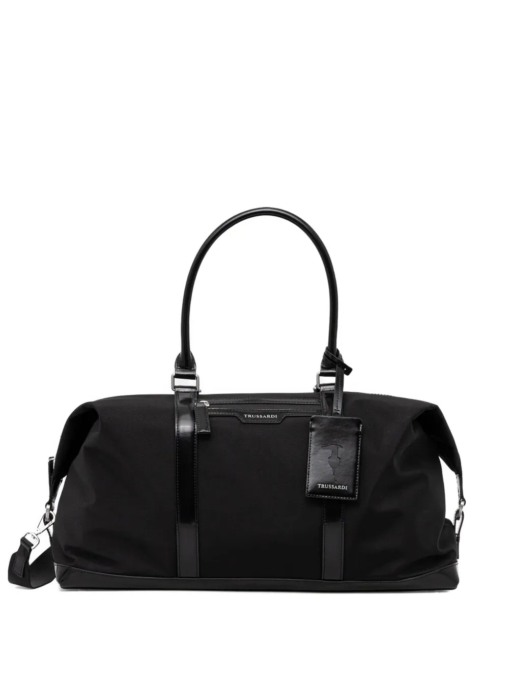 Trussardi Mala com placa de logo | Preto | Image 1