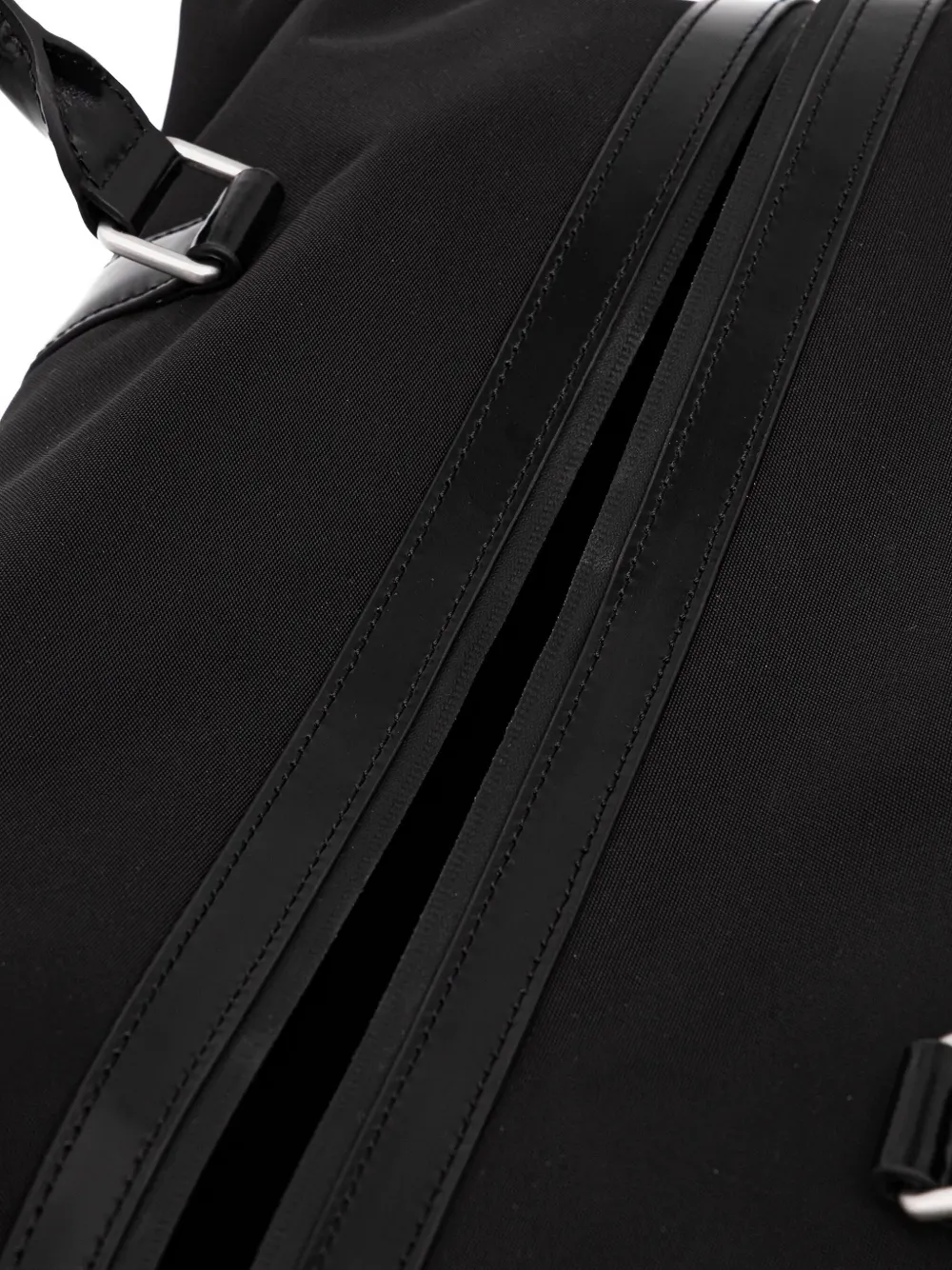 Trussardi Reistas met logoplakkaat Zwart