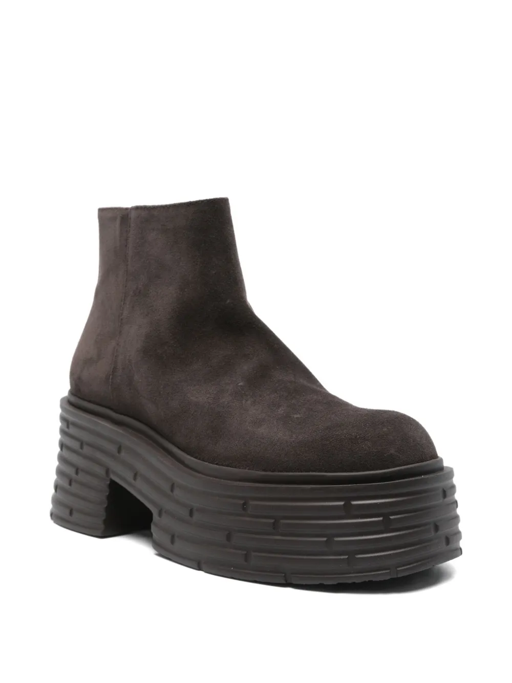 AGL 75mm suede boots Brown