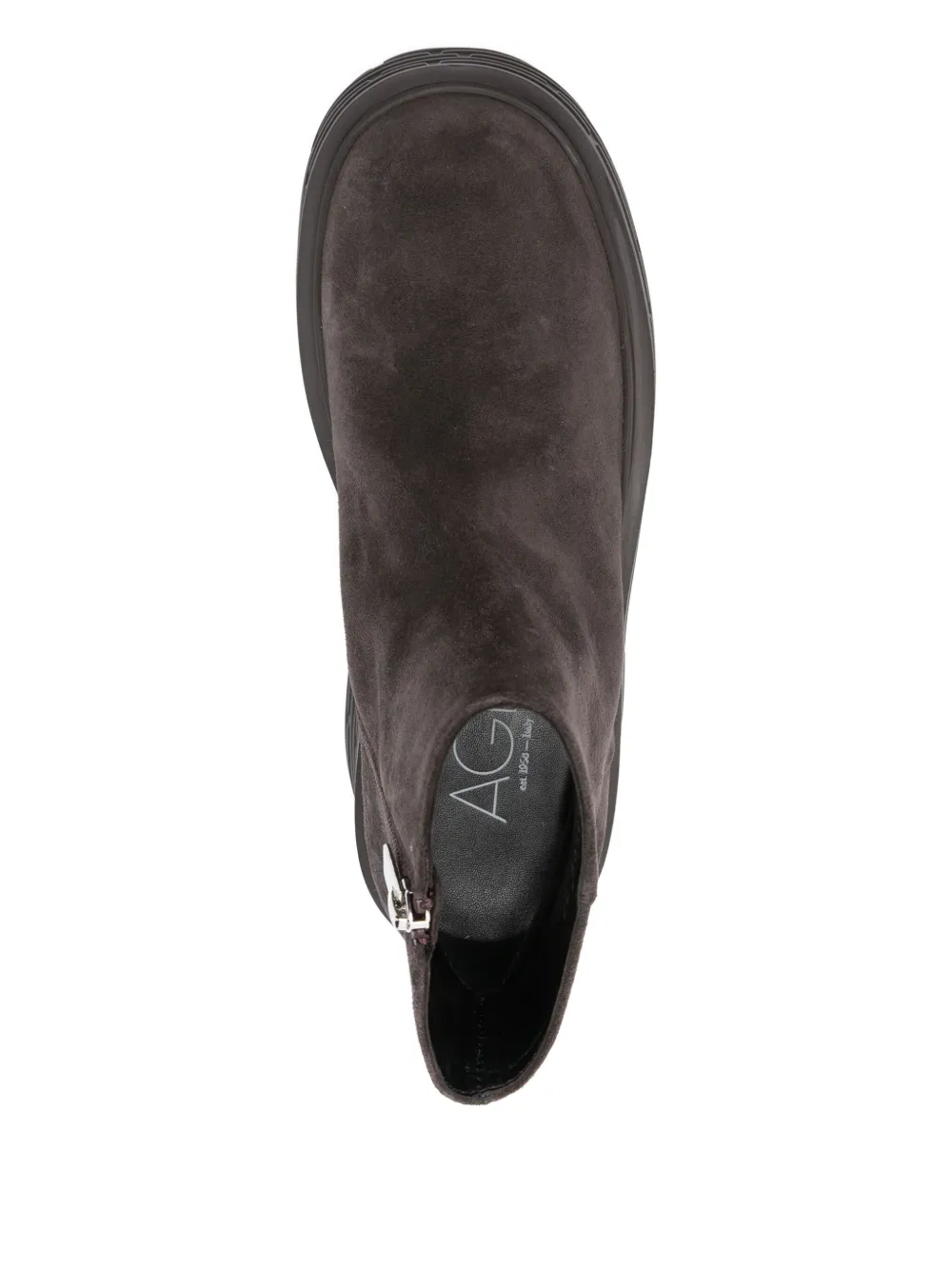 AGL 75mm suede boots Brown