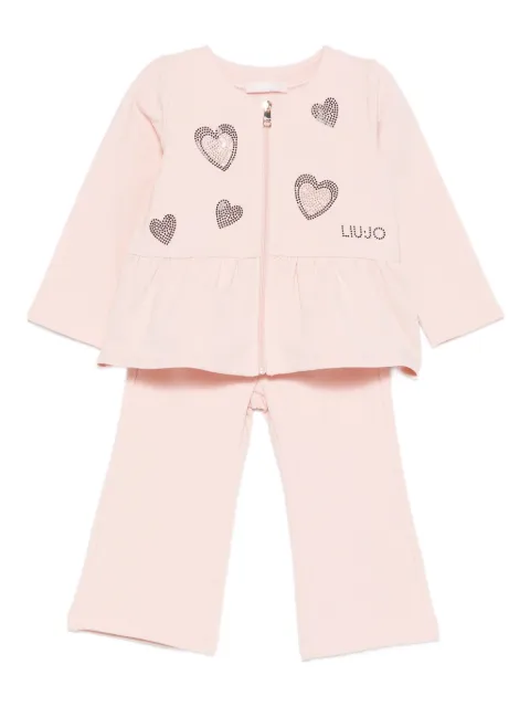 Liu Jo Kids بدلة رياضية مزينة بقلب