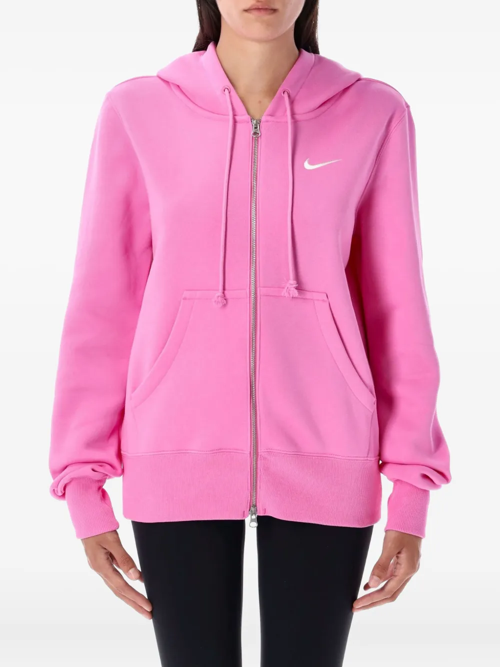 Nike Phoenix hoodie met rits Roze