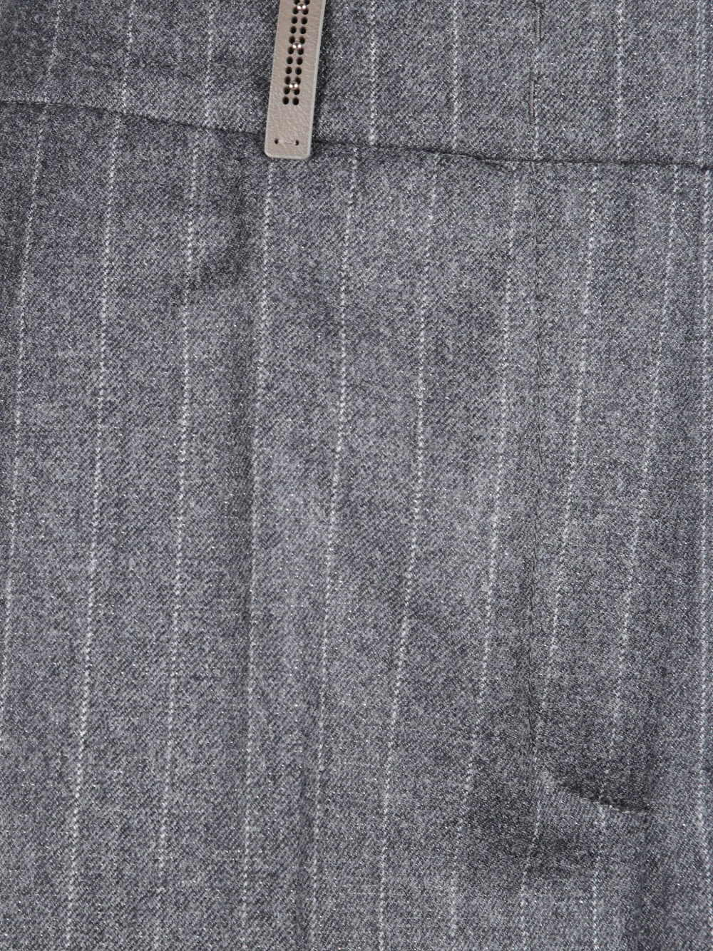 Peserico Broek met krijtstreep Grijs