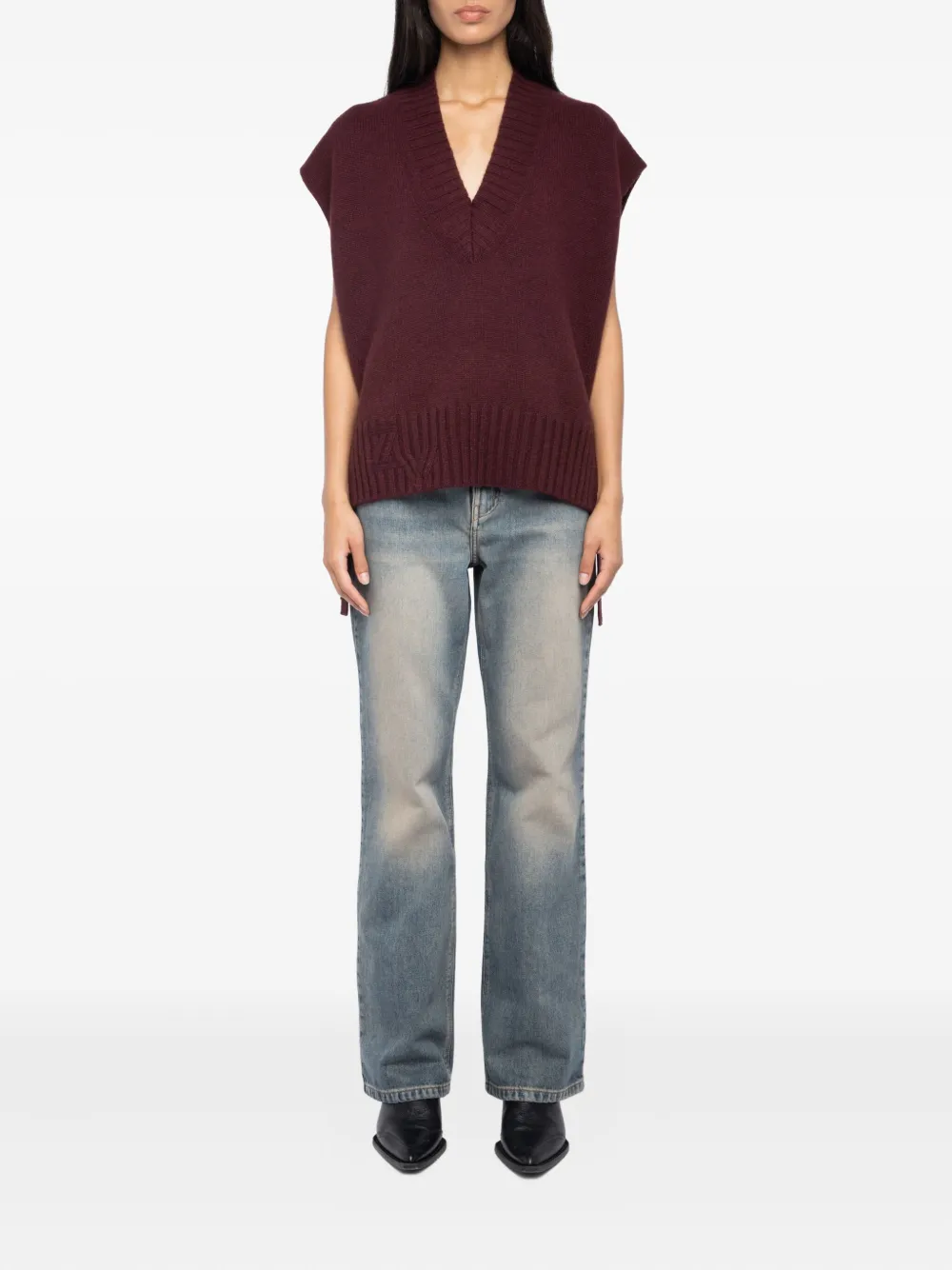 Zadig&Voltaire V-neck side-tie vest | Vests & Tank Tops | Image 2