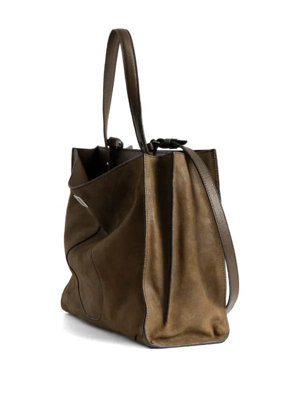 Zadig&Voltaire Jack Suede Tote Bag | Brown | FARFETCH